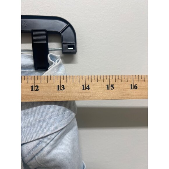 High-Waisted Light Wash Paperbag Waist Jeans With Adjustable Tie Belt For Women - Picture 8 of 10